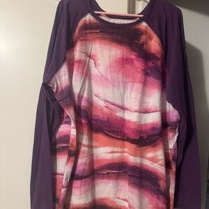 Tek Gear Multicolor Long Sleeve Tee